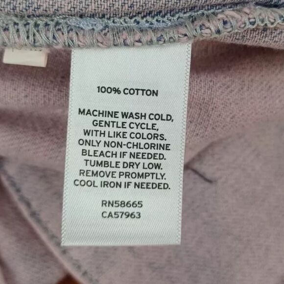 BP Denim Short Size 3XL Elastic Drawstring In Pink Flamingo Overdye - Picture 4 of 4